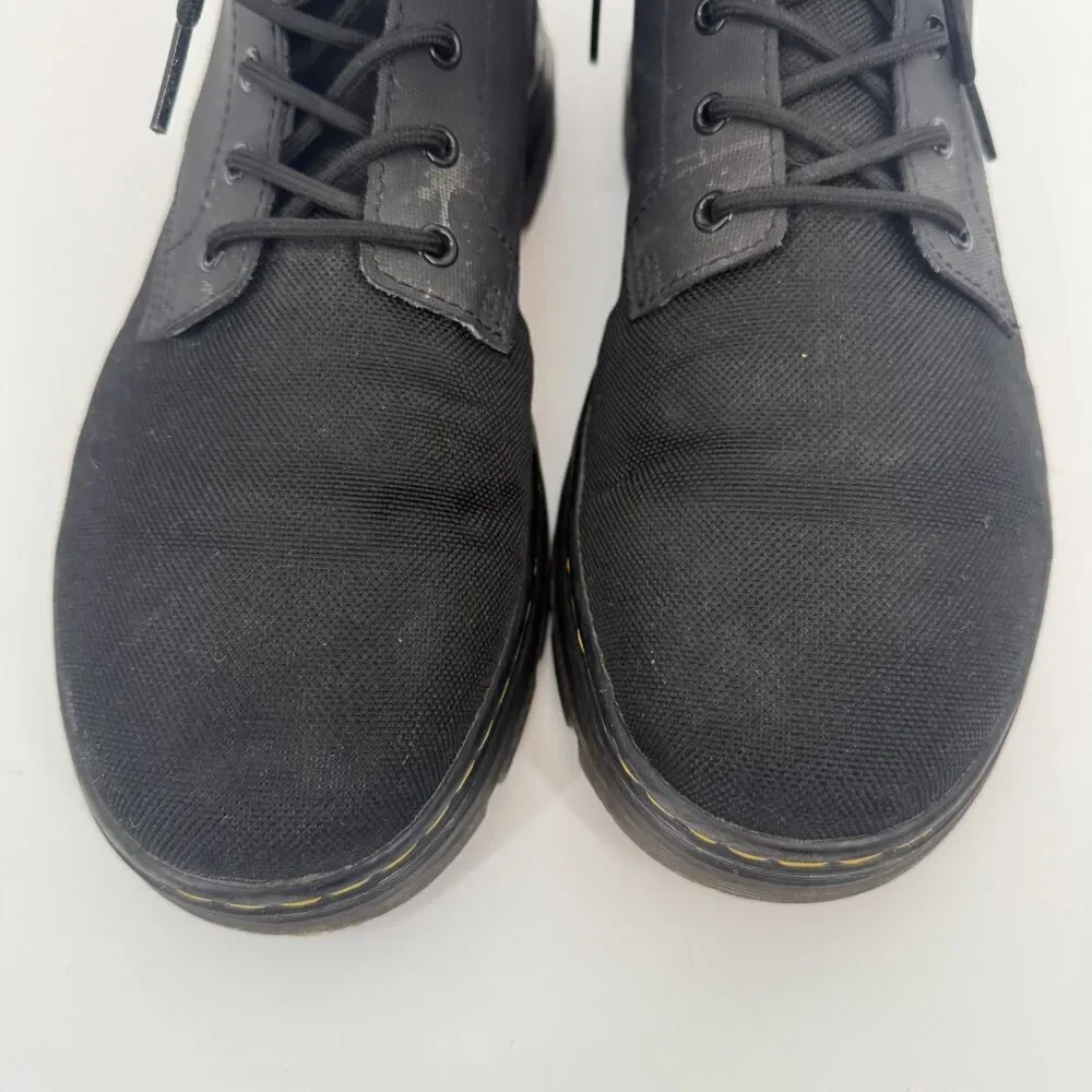 DR. MARTENS RAKIM UTILITY CHUKKA BOOTS Black Canvas Gorpcore Preppy SIZE Men 13